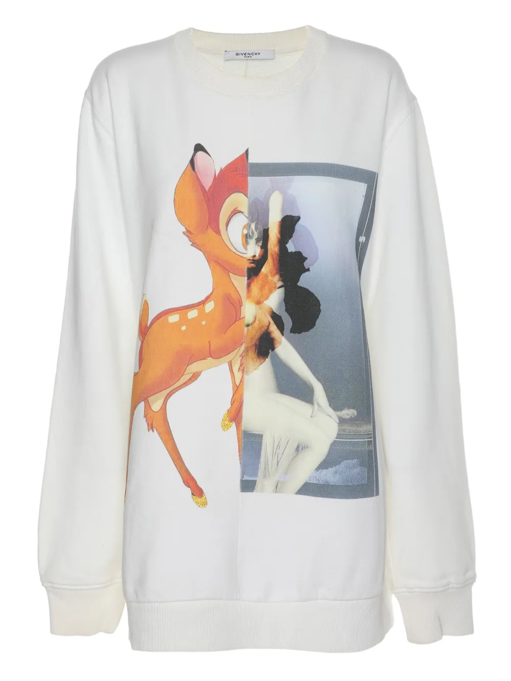 Givenchy Pre-Owned X Disney Bambi-print sweatshirt | Neutrals | Image 1