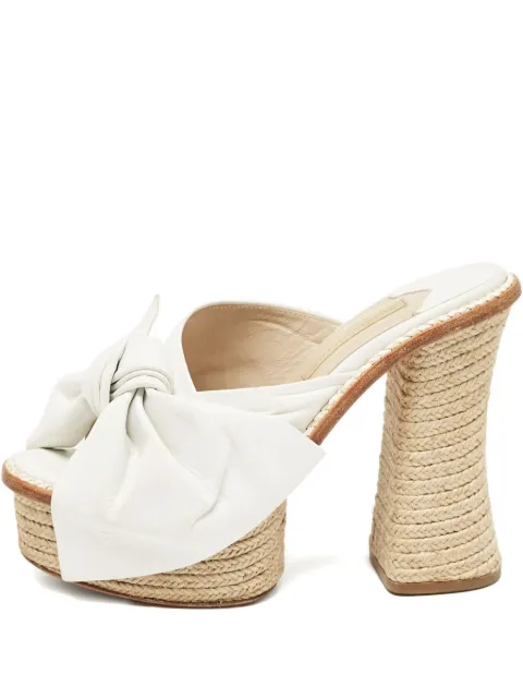Paloma Barceló 75mm bow-detail espadrilles
