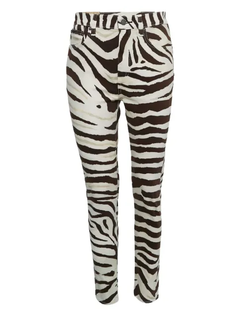 Polo Ralph Lauren Vintage pre-owned zebra-print jeans
