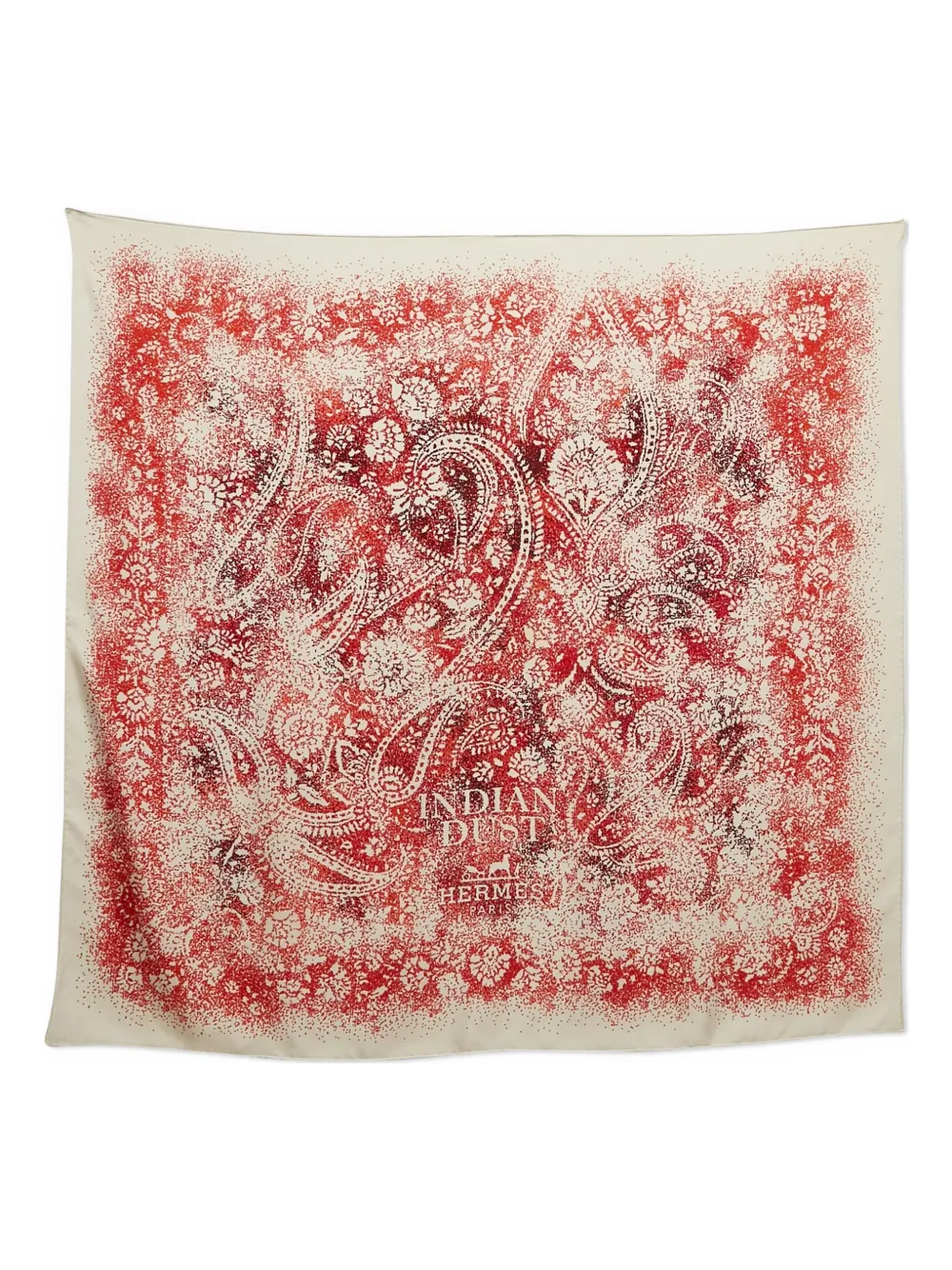 Hermès Pre-Owned paisley silk scarf | Red | Image 1