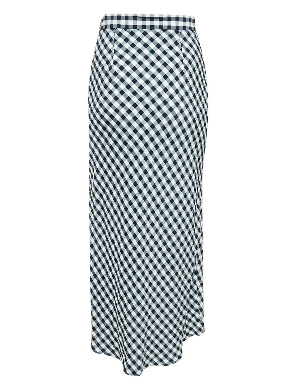 Maje Geruite rok - Blauw