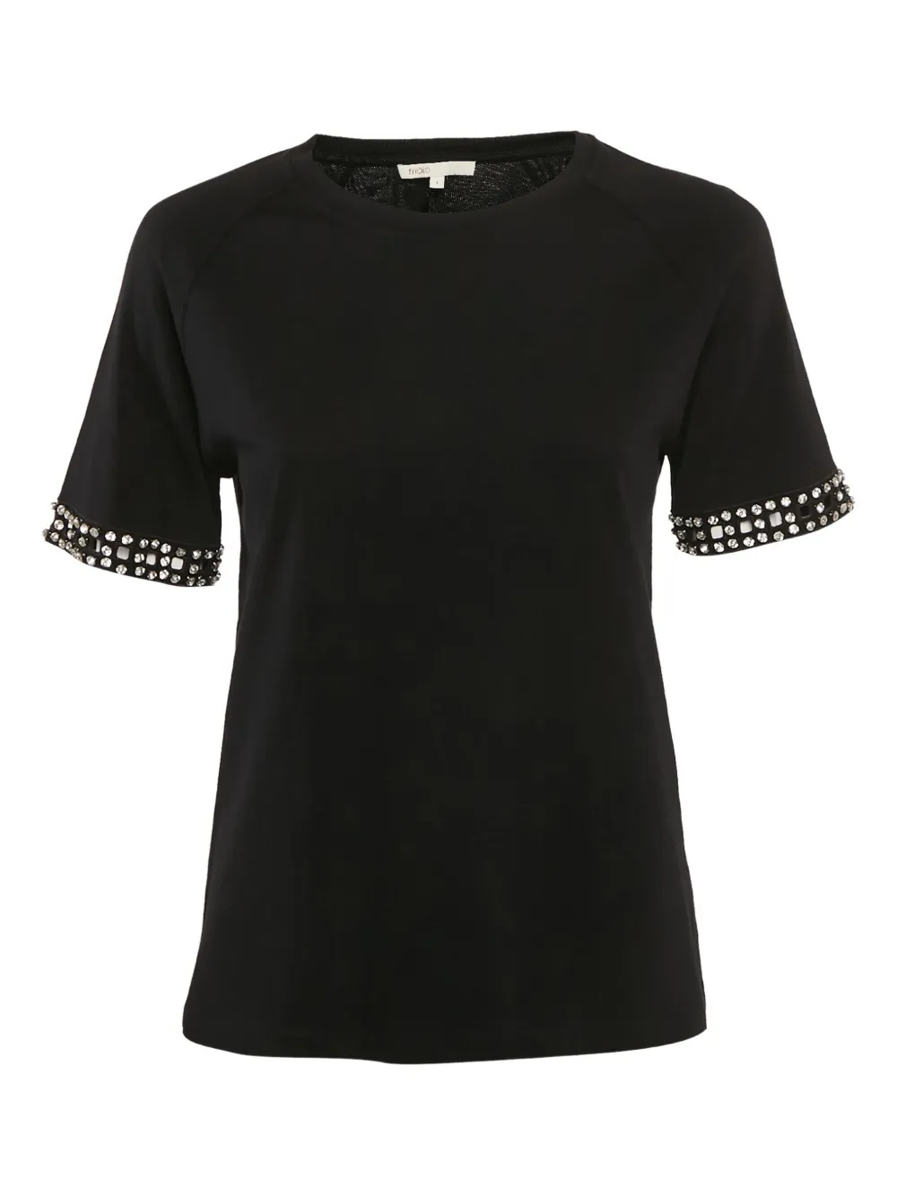 Maje crystal-embellished T-shirt | Black | Image 1