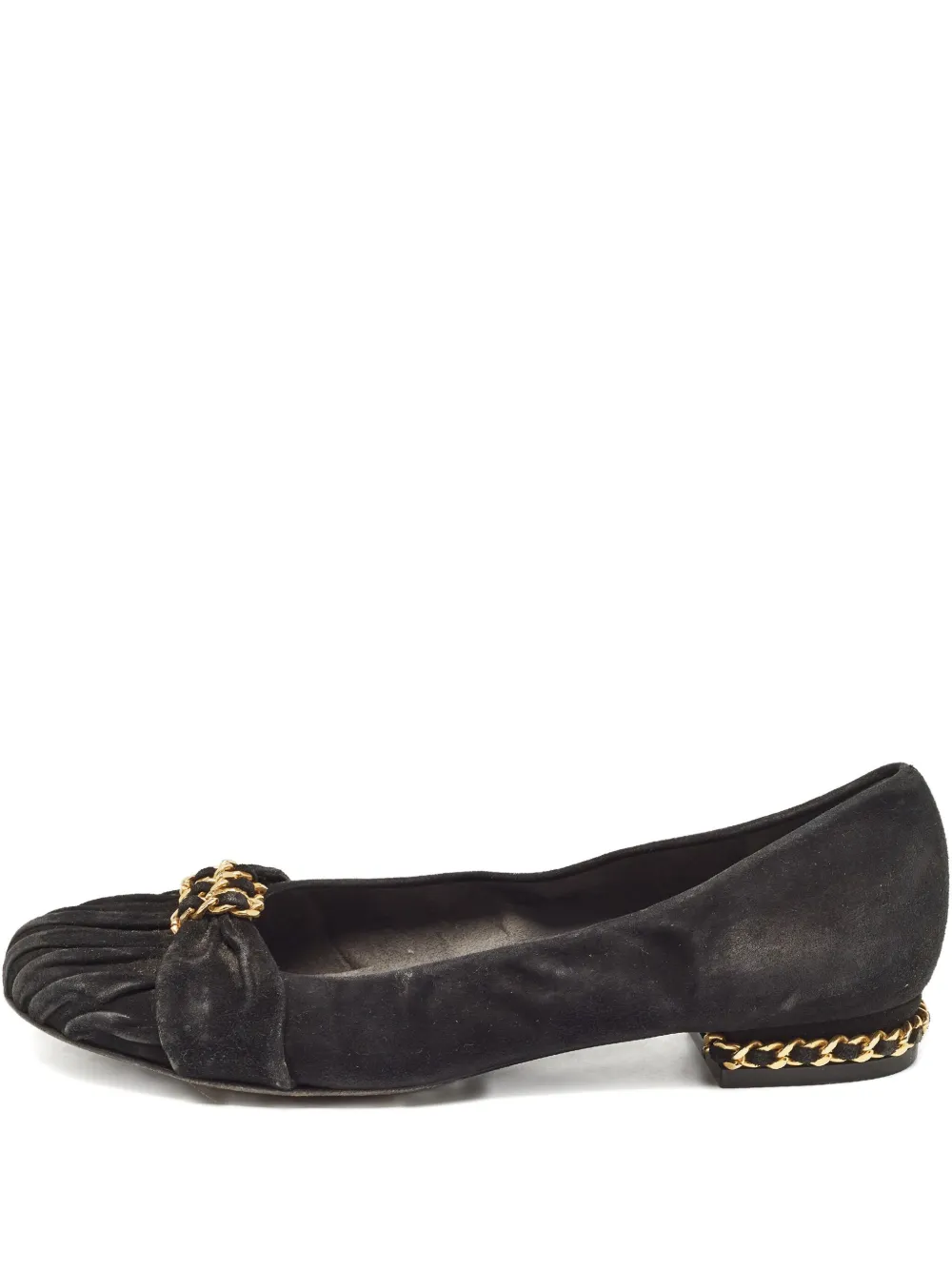 Pre-owned Stuart Weitzman  Chain-detail Flats