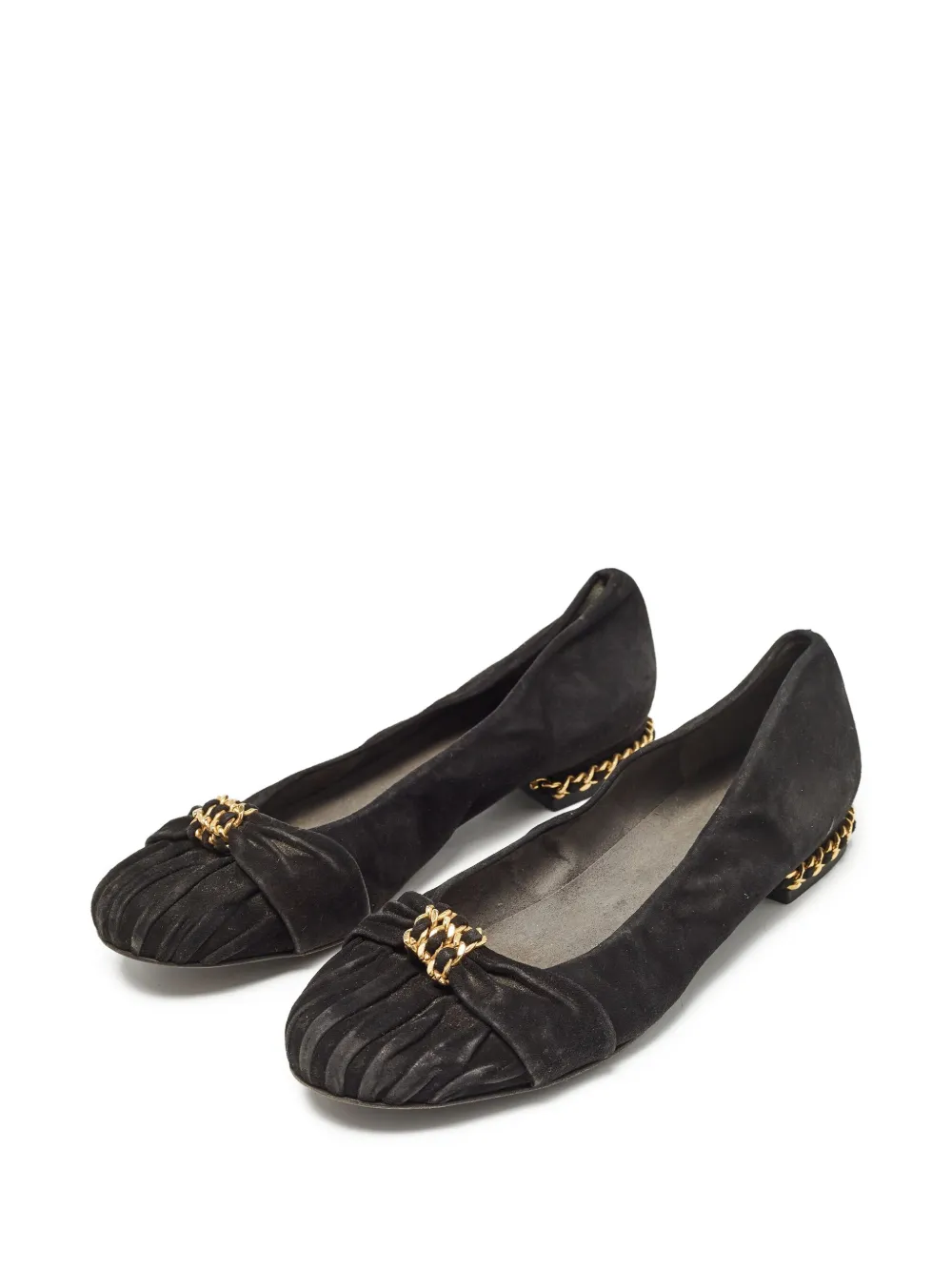 Stuart Weitzman Pre-owned chain-detail flats | Image 2