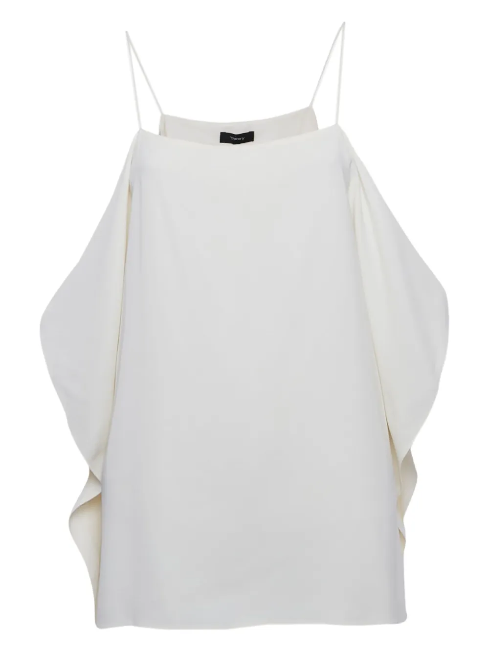 Theory pre-owned Rosina draped blouse | Neutrals | Image 1