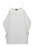 Theory pre-owned Rosina draped blouse - Neutrals