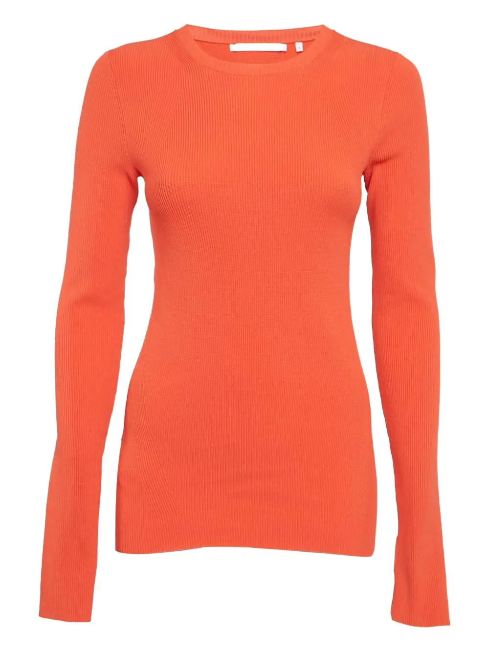 Helmut Lang Pre-Owned Gerippter Pullover mit rundem Ausschnitt | Orange | Image 1