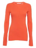 Helmut Lang Pre-Owned ribbed round-neck sweater - Orange