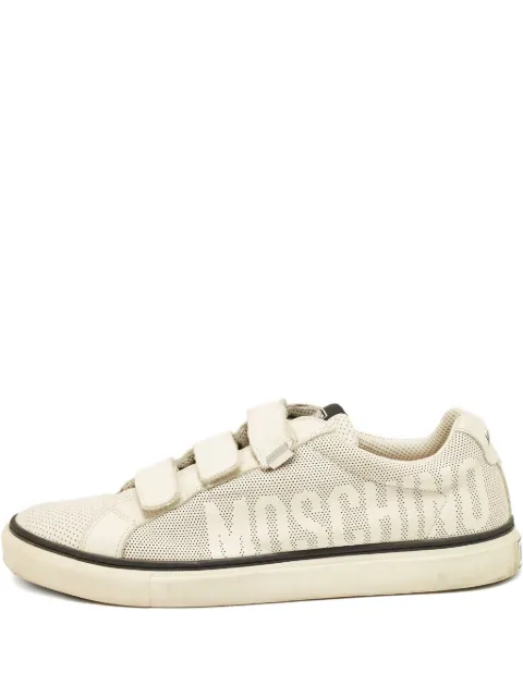 Moschino Pre-Owned Sneakers aus Leder