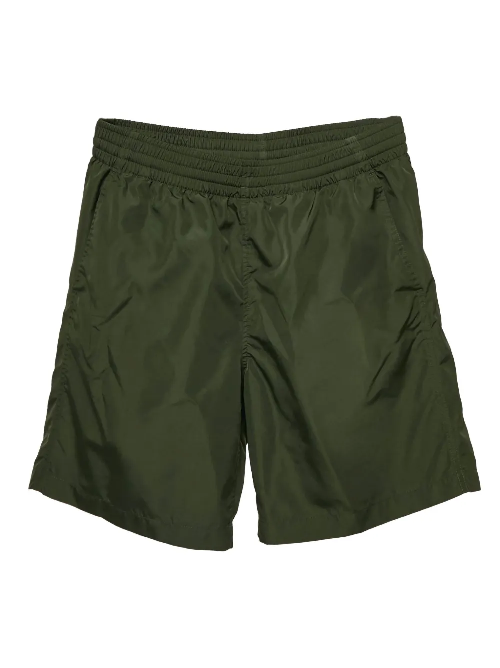 elasticated-waistband shorts