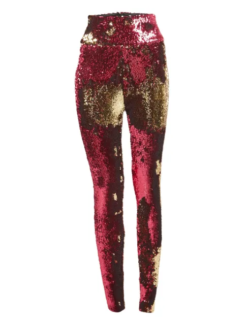 Alexandre Vauthier sequined-panel trousers