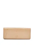 Gucci Pre-Owned Microguccissima patent-leather clutch bag - Neutrals