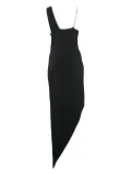 Lama Jouni 2024 asymmetric dress - Black