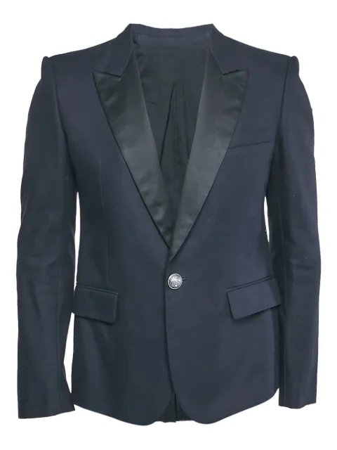 Balmain Pre-Owned satin-lapel blazer