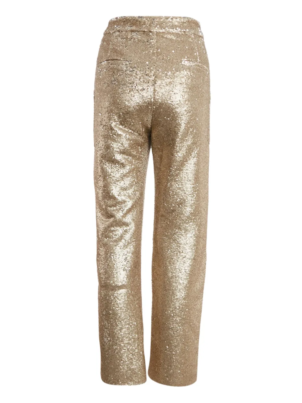 Simkhai Broek met pailletten riem - Goud