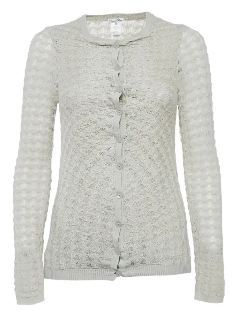 Oscar de la Renta Pre-Owned open-knit cardigan
