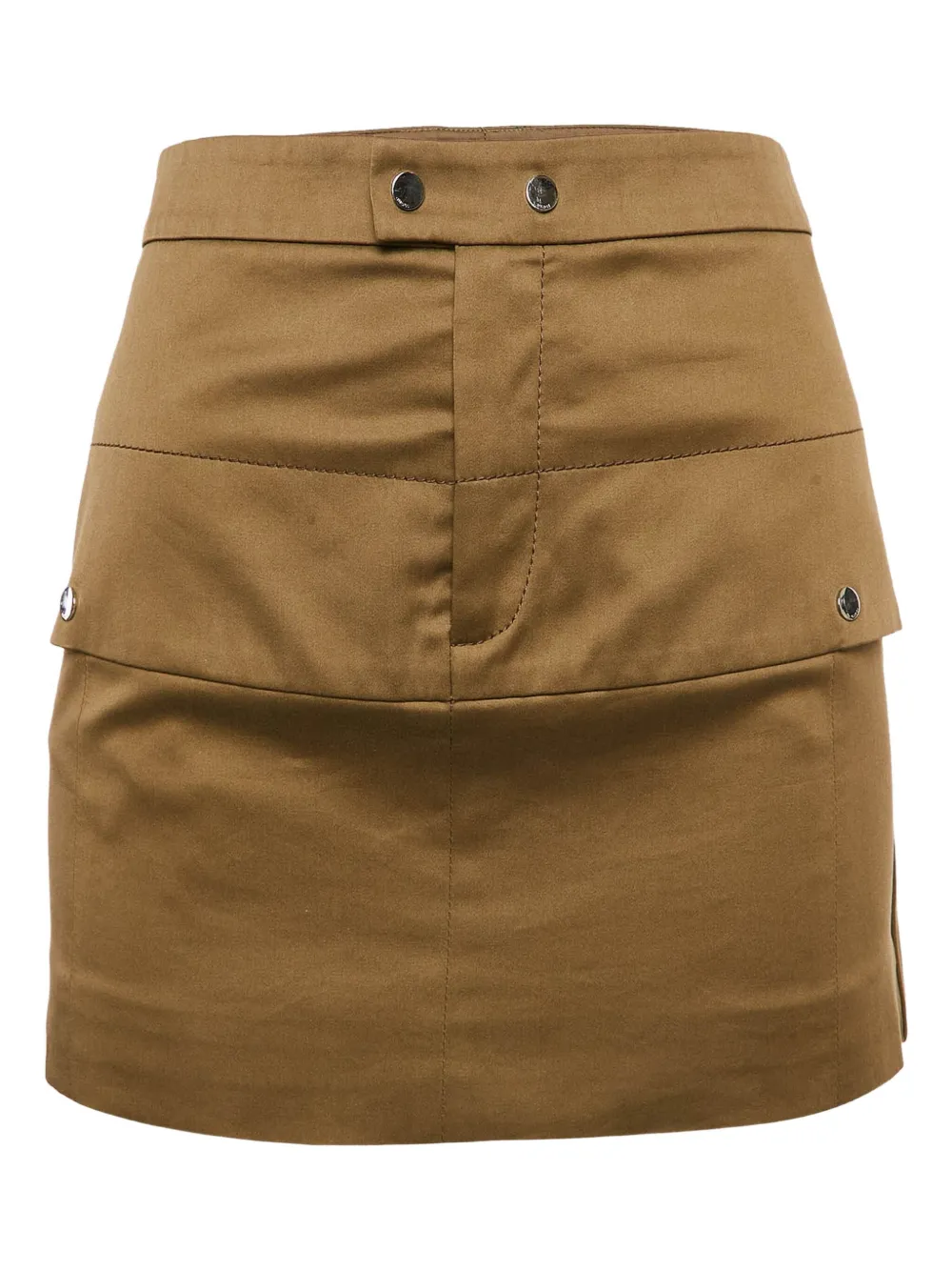 Gucci Pre-Owned cotton-blend mini skirt - ブラウン Gucci Pre-Owned cotton-blend mini skirt - ブラウン
