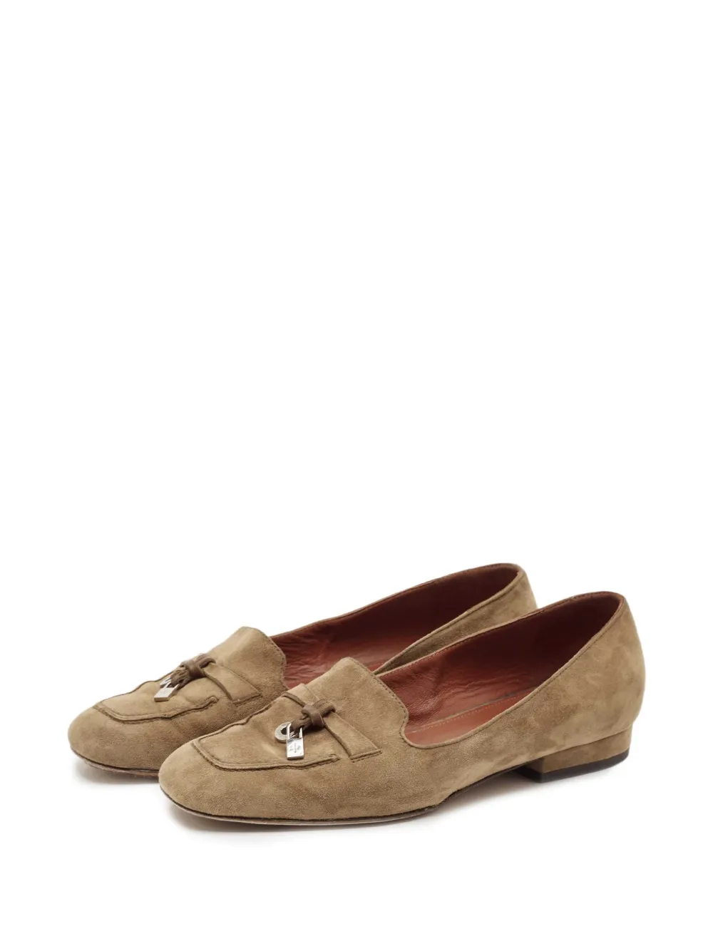 Loro Piana Pre-Owned charms suede loafers | Image 2