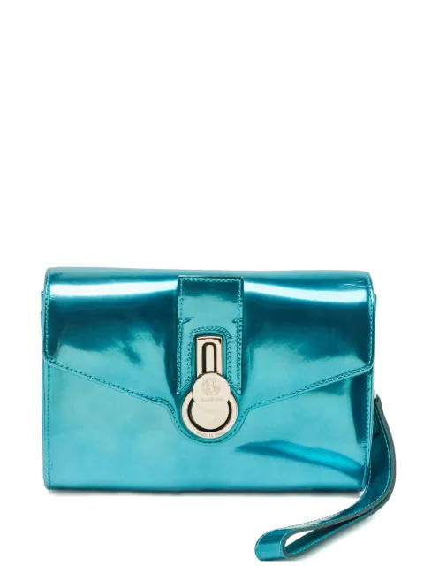Baldinini patent leather clutch bag