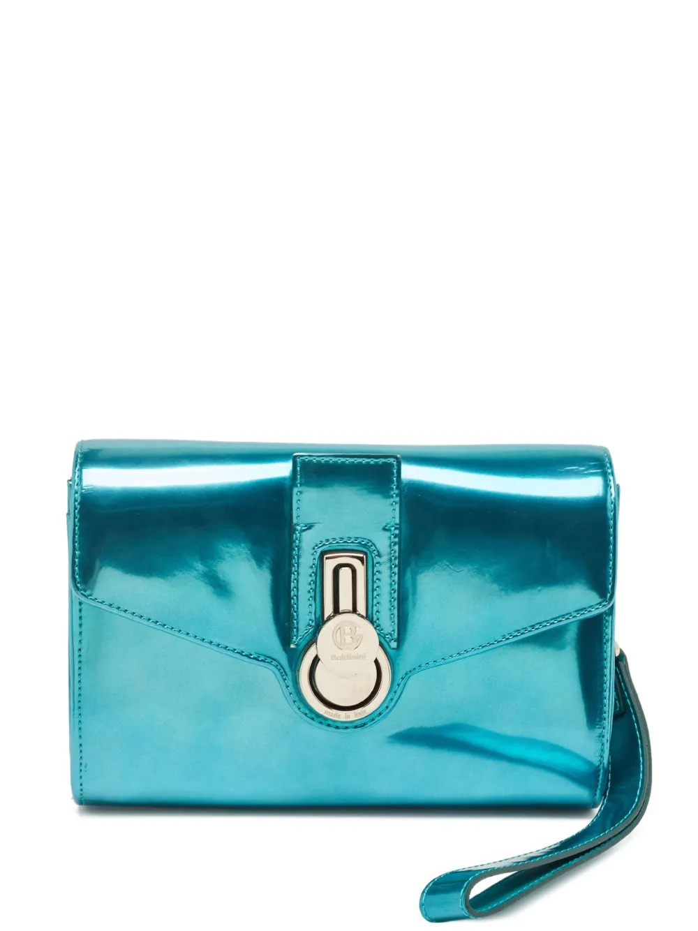patent leather clutch bag