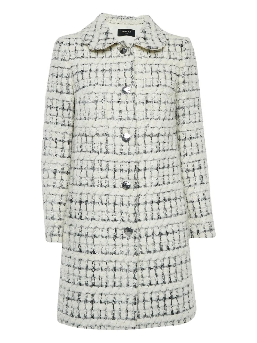 Paule Ka tweed coat | White | Image 1