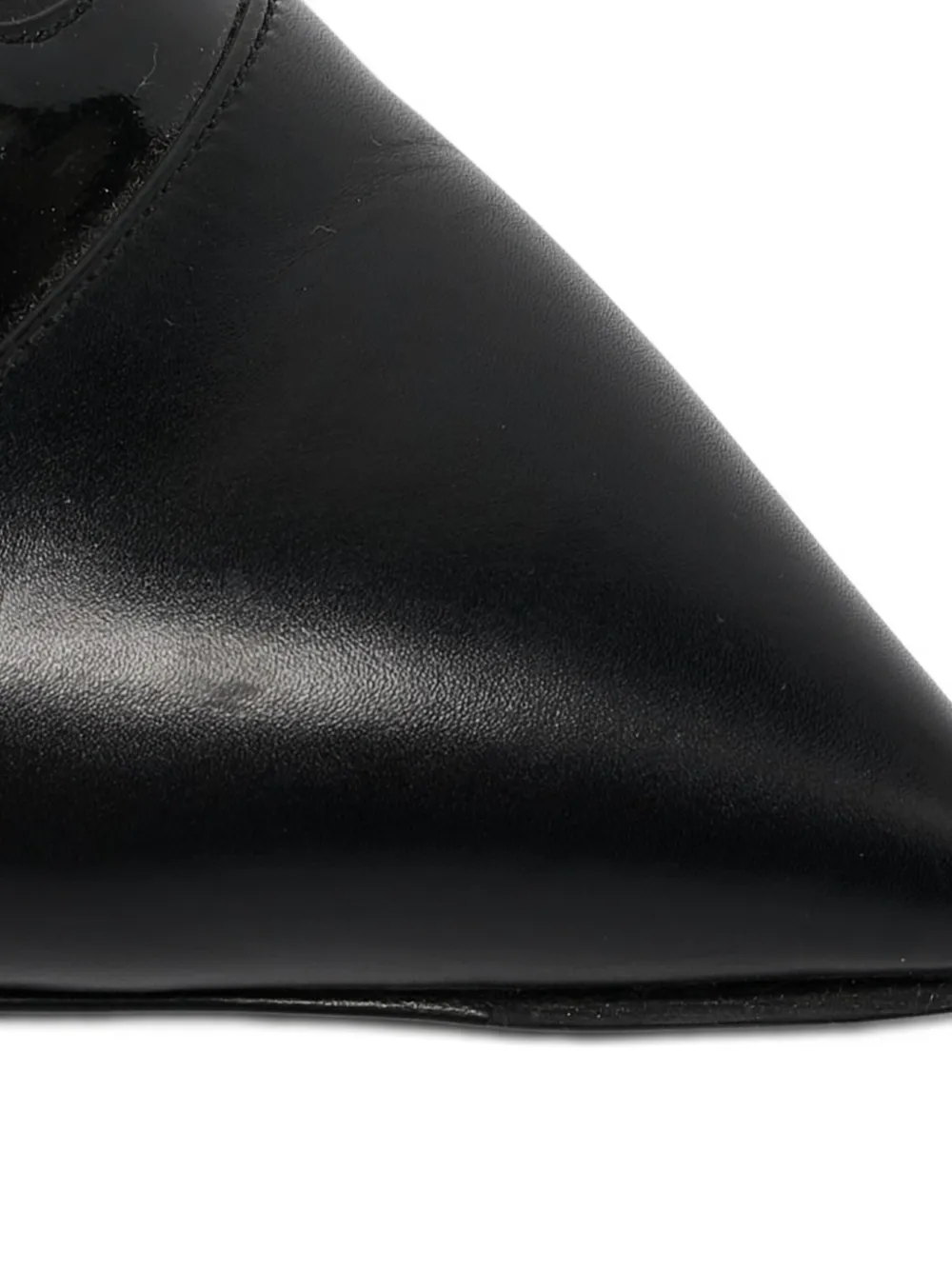 Pre-owned Polo Ralph Lauren Vintage Leather T-strap Pumps