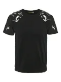 Valentino Garavani Pre-Owned panther-print cotton T-shirt - Black