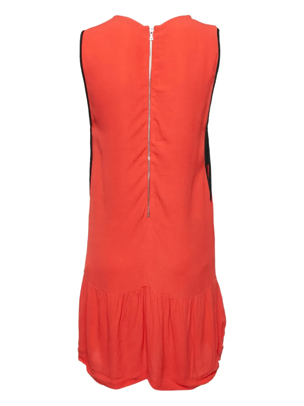SANDRO 2024 pre-owned sleeveless ruffle-hem midi dress | Image 2