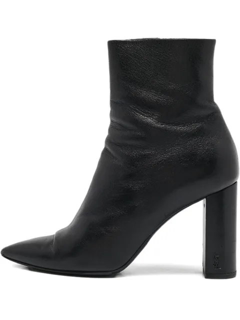 Saint Laurent Pre-Owned 95mm leather heeled boots