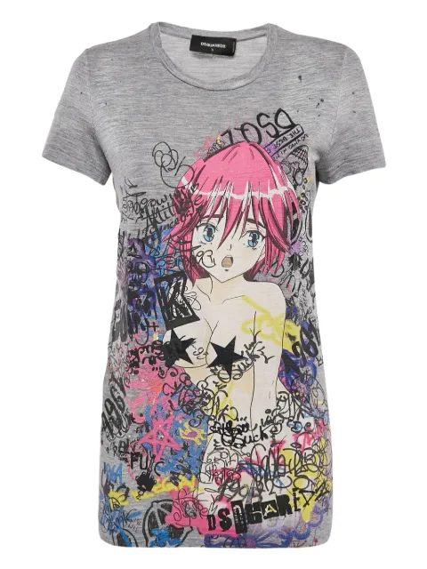DSQUARED2 Pre-owned Anime Graffiti T-Shirt