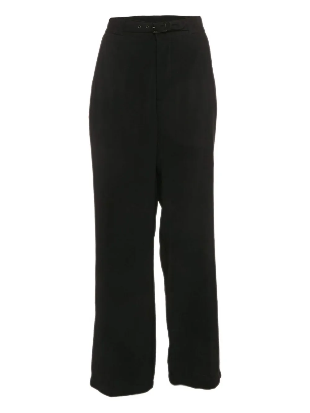 Armani Vintage belted trousers | Black | Image 1