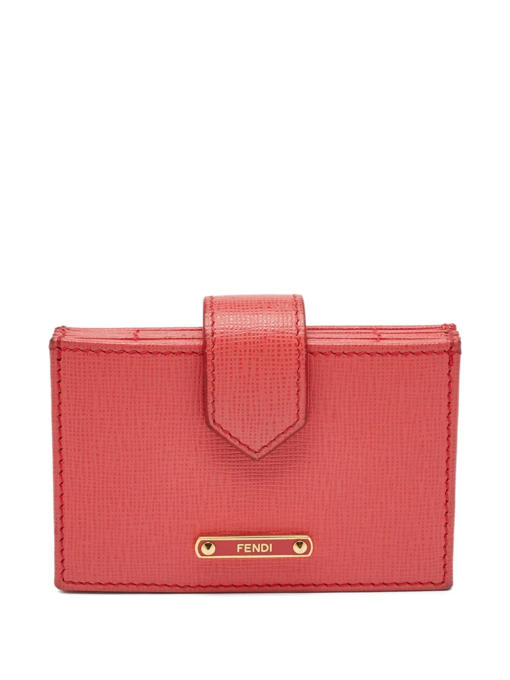 Fendi Pre-Owned leather flap wallet | Pink | Image 1