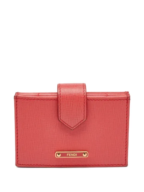 Fendi Pre-Owned leather flap wallet
