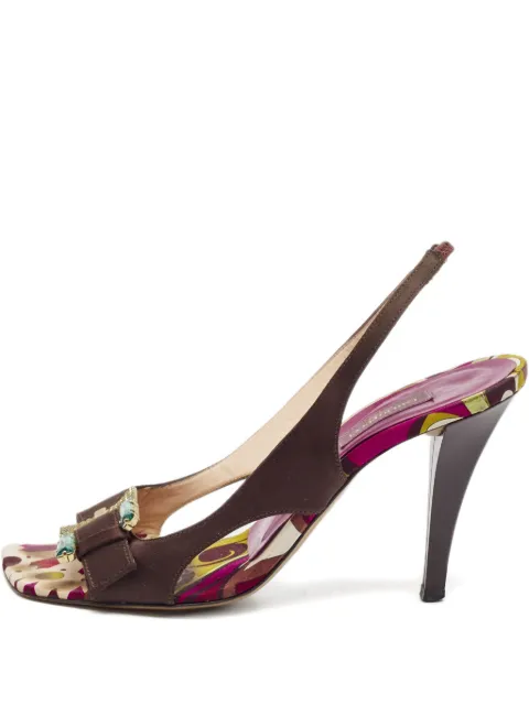 PUCCI Pre-Owned 2024 buckle slingback sandals