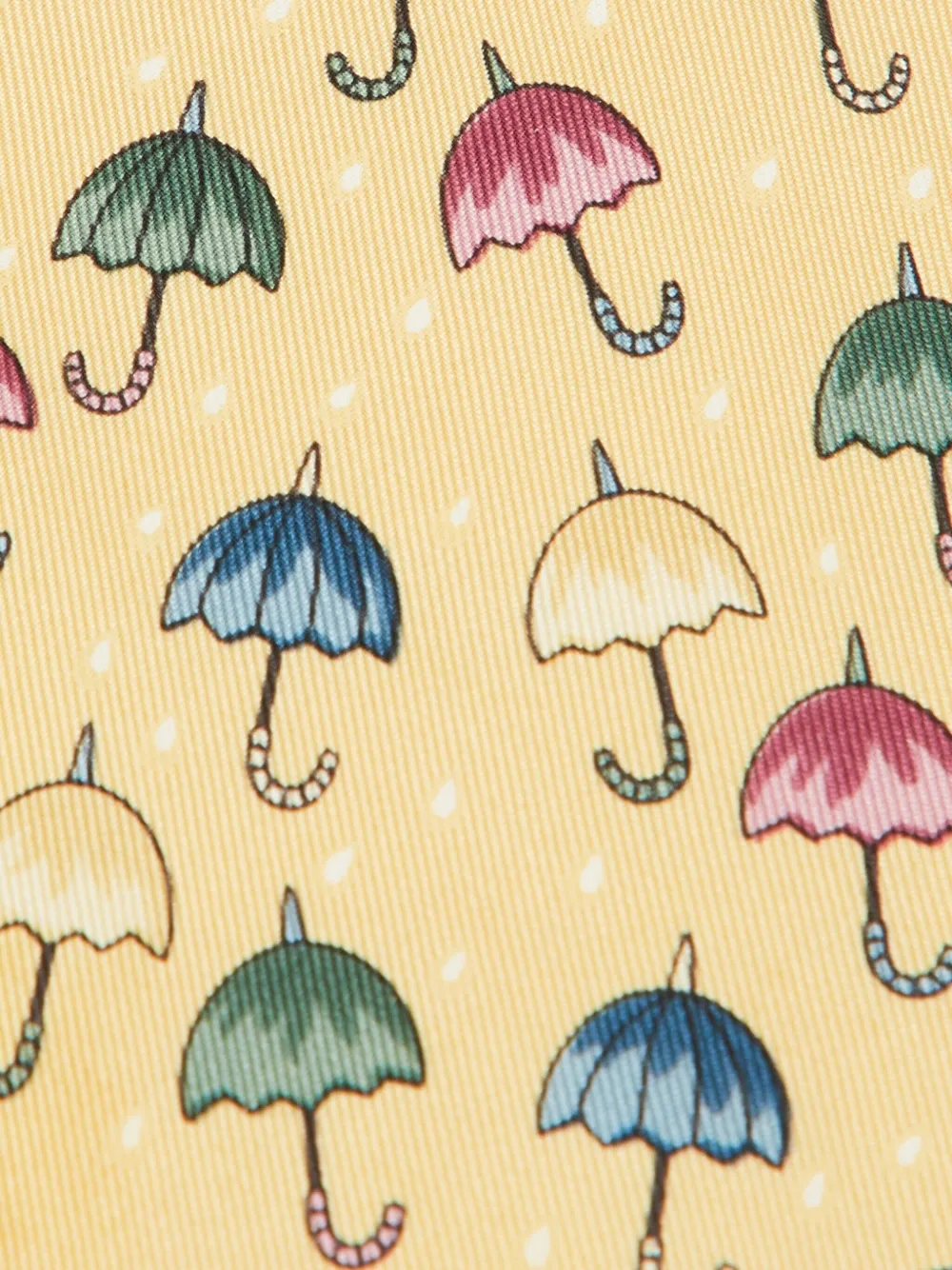 Hermès Pre-Owned umbrella-print silk tie | Image 2