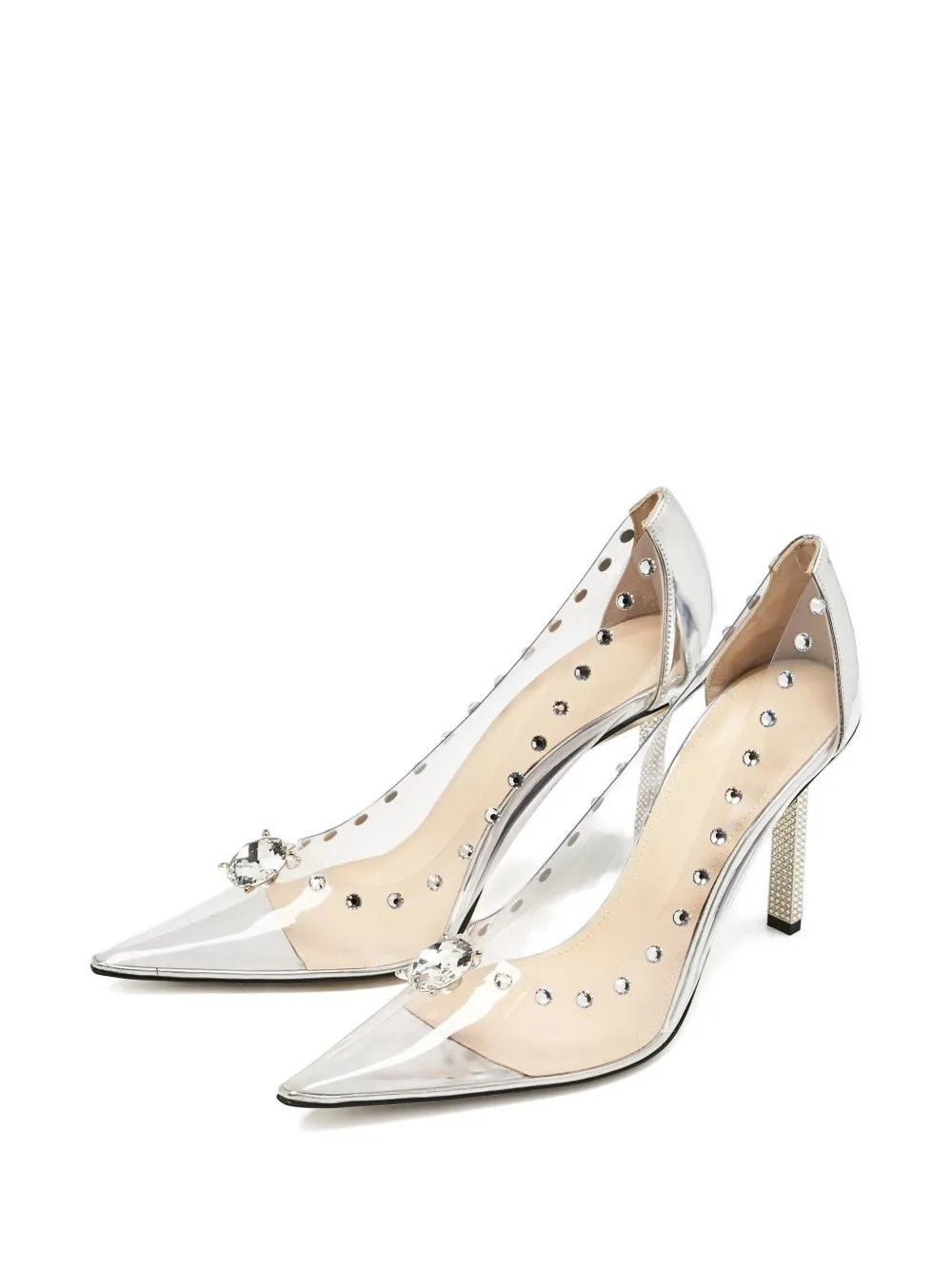 MACH & MACH 100mm pre-owned crystal-embellished pumps | Image 2