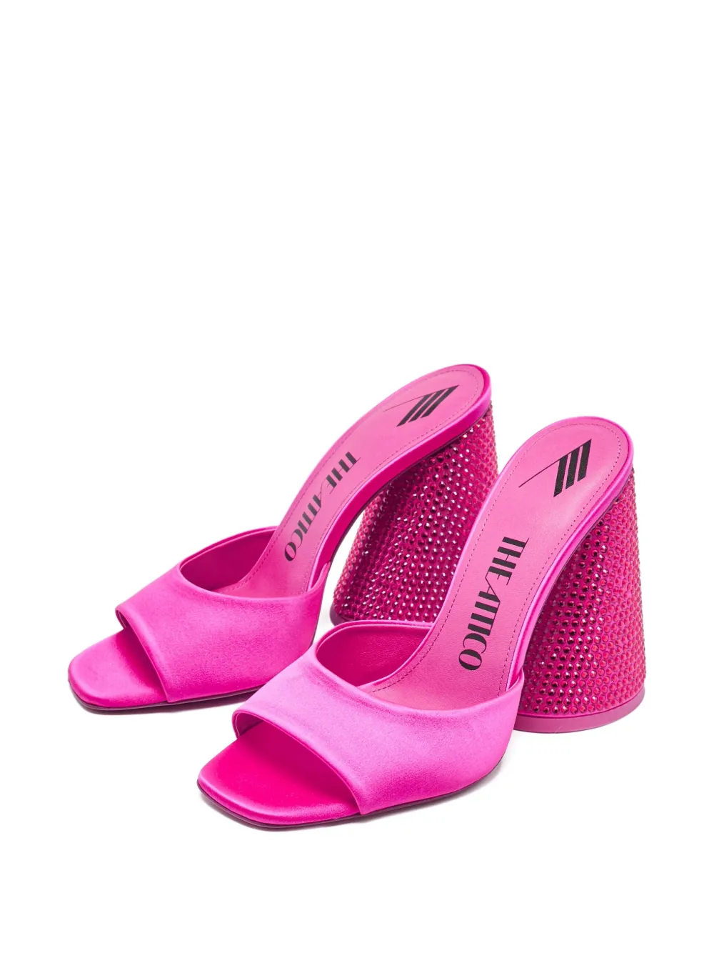 The Attico 110mm satin sandals | Heeled Sandals | Image 2