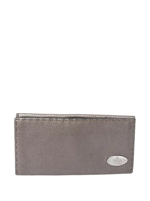 Fendi Pre-Owned 레더 장지갑