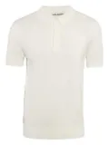 Neil Barrett 2024 ribbed-hem polo shirt - White