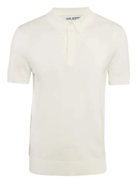 Neil Barrett 2024 ribbed-hem polo shirt