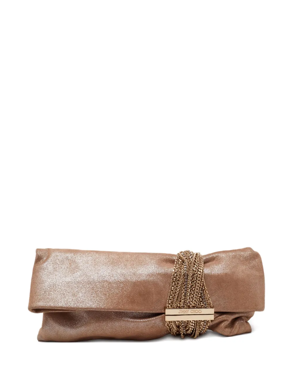 Jimmy Choo Pre-Owned Chandra clutch bag | Neutrals | Image 1