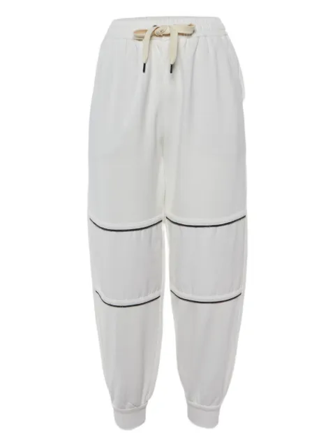 Brunello Cucinelli Monili-beading panelled trousers