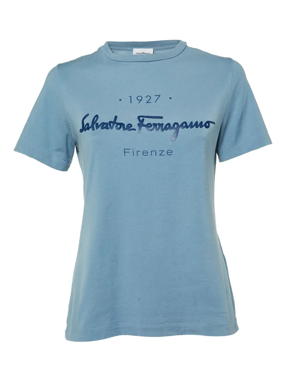 Ferragamo Pre-Owned playera de algodón | azul | Image 1