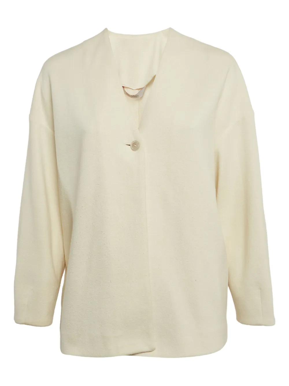 Max Mara cotton single-breasted jacket | Neutrals | Image 1