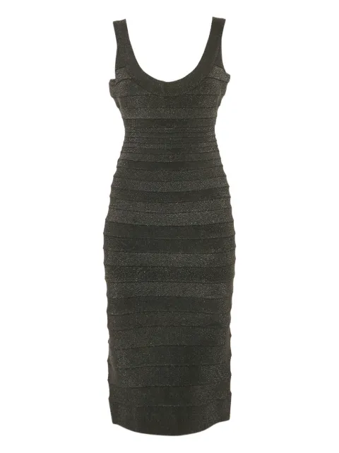 Hervé Léger Pre-Owned Bandage knit midi dress
