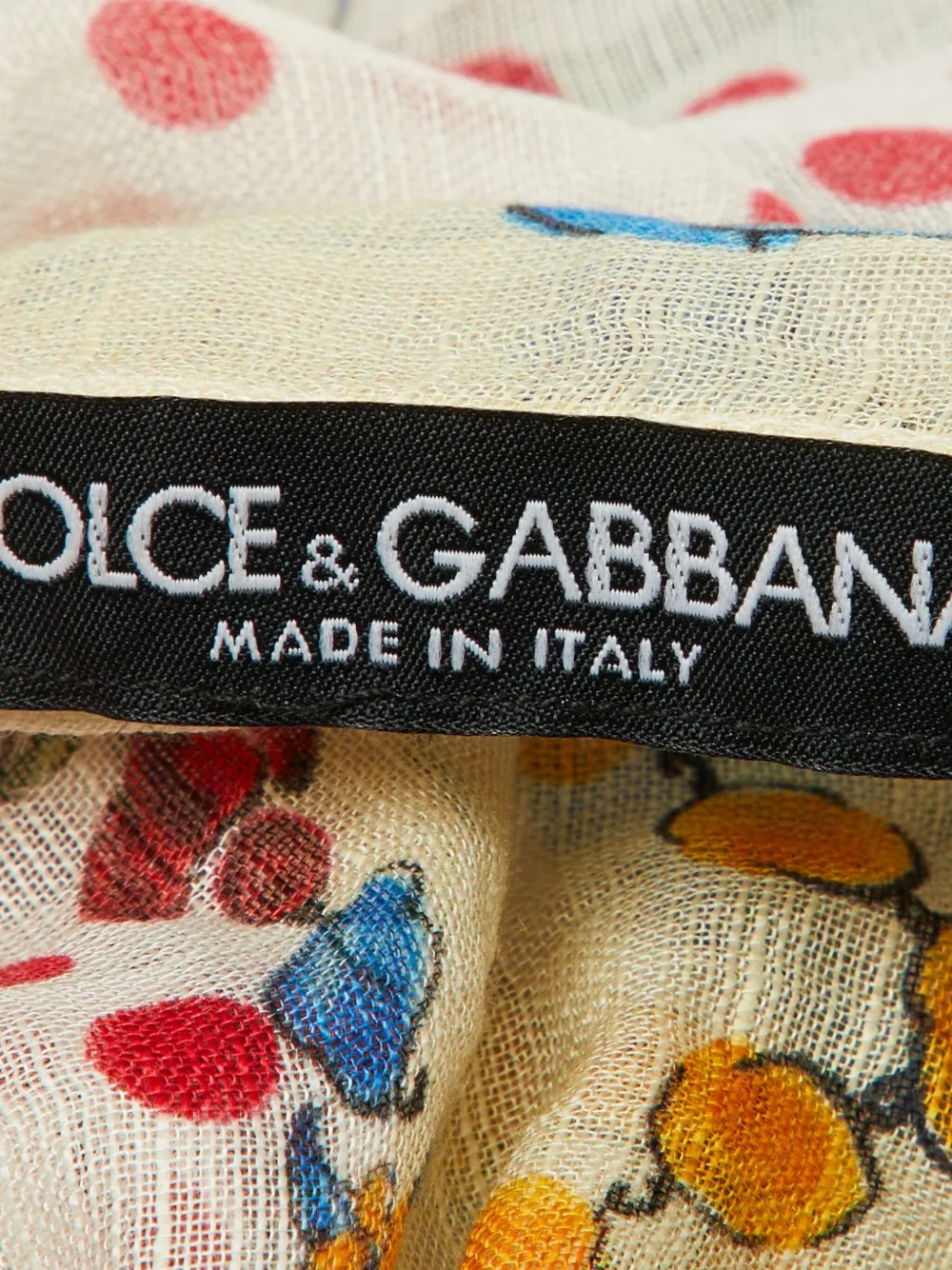 Dolce & Gabbana Pre-Owned Sciarpa a pois Maiolica 2024 | Accessori Pre-owned | Image 3