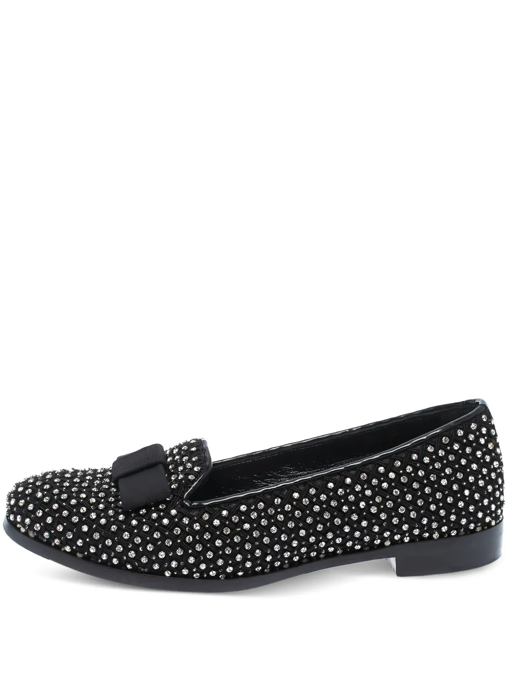 Sergio Rossi Vintage 2024 Ballerinas mit Kristallen - Schwarz