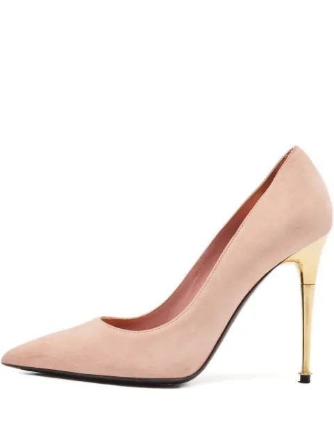 TOM FORD suede heeled pumps