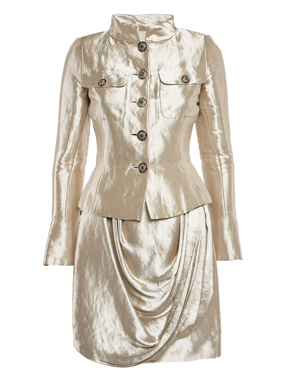 CHANEL Pre-Owned Completo metallizzato - Toni neutri