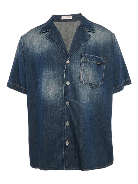 Valentino Garavani Pre-Owned chemise en jean à manches courtes